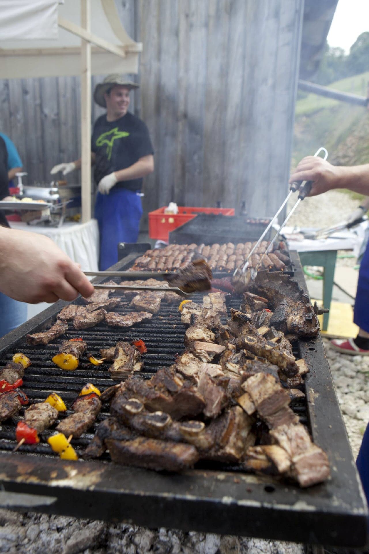 Asado Gesellschaft auf dem Maienhof